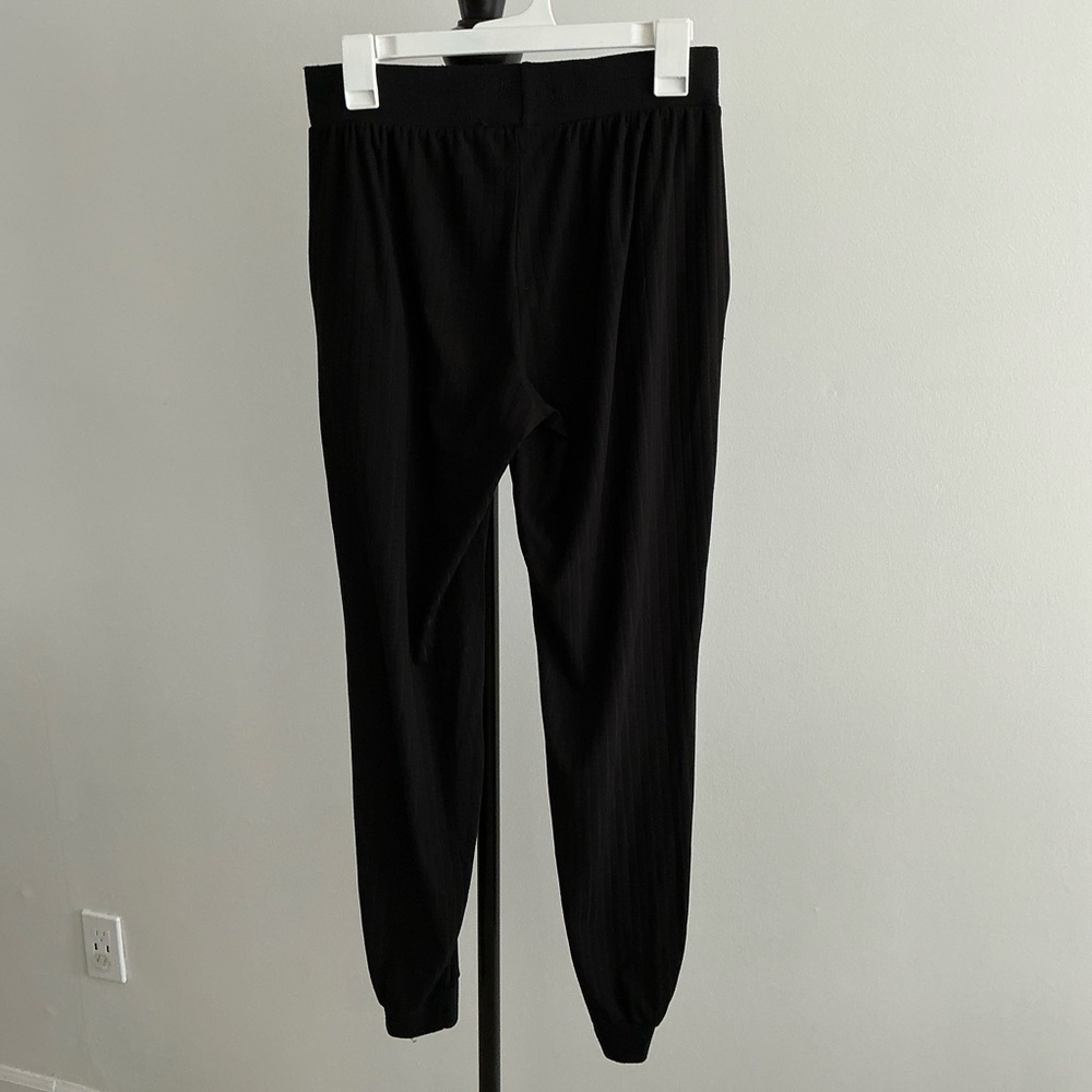 Hot Kiss Womens Black Joggers Size Small Stretch Waistband
